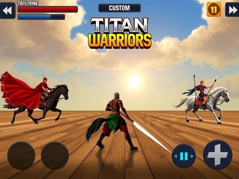 Titan Warriors Battle Scene